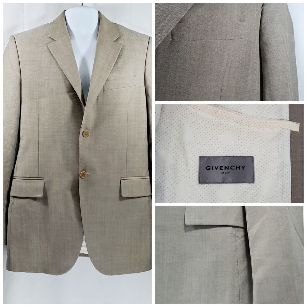 Givenchy Men's Pure Wool 2 Button Sports Coat READ